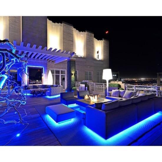 LED ЛЕНТА ЦВЕТНА RGB - 5м. Водоустойчива + дистанционно