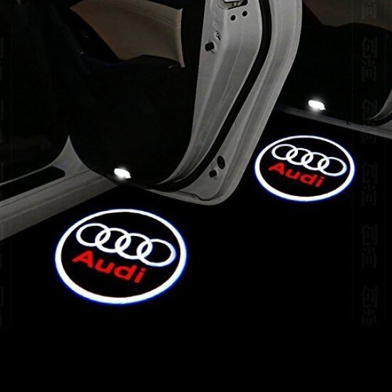 Лого проектор за кола Светеща емблема Wireless Courtesy Door Audi/BMW/Mercedes Aventra Store