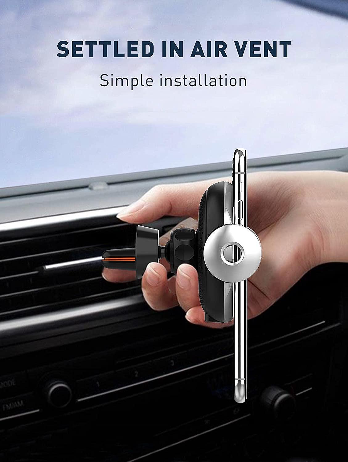 MA02 LDNIO стойка за телефон с автоматично захващане за автомобил и 15W безжично зареждане