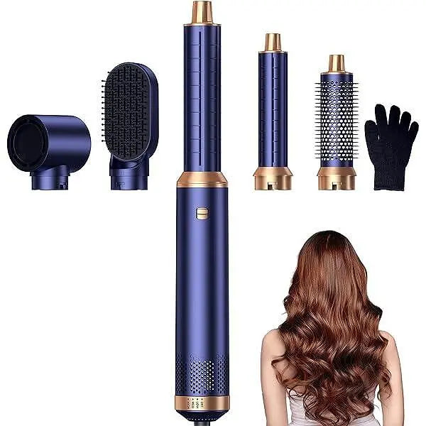 Многофункционална маша за коса 5 в 1 – 1000W, 5 приставки, 3 температури Aventra Store