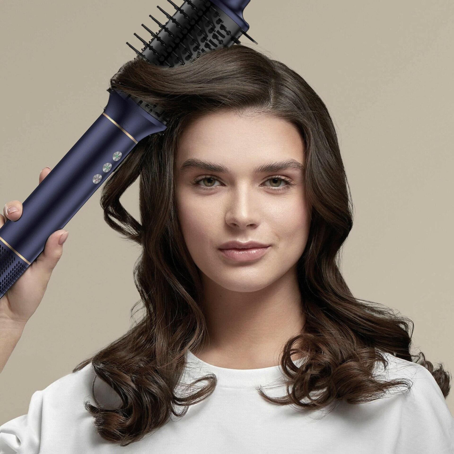 Многофункционална маша за коса 5 в 1 – 1000W, 5 приставки, 3 температури