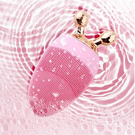 Facial massager with sound brush and rotating 3D balls Aventra Store
