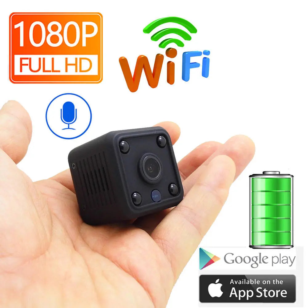 Mini WiFi Camera Home IP FULL HD 2mpx 3.3cm Aventra Store