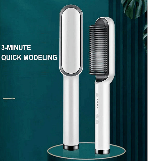 Многофункционална четка и гребен, Гребен за права и къдрава коса с 5 степени на регулиране