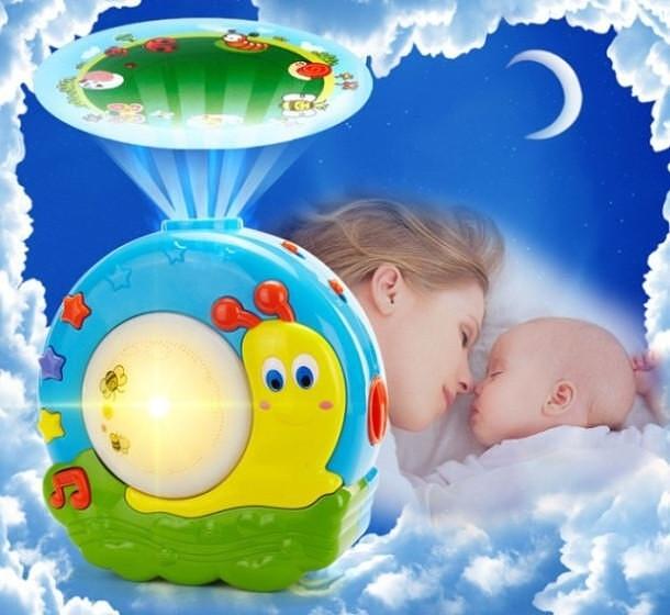 Moni Toys Музикален прожектор Охлюв