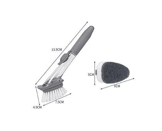 Многофункционална четка за почистване с дозатор за препарат, универсална