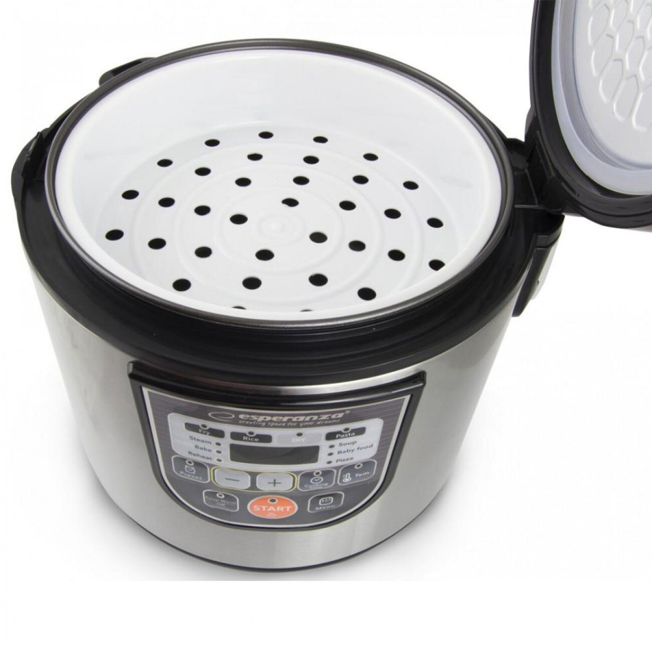 Мултикукър Voltz EKG011, 860W, 5 литра, 11 програми, инокс