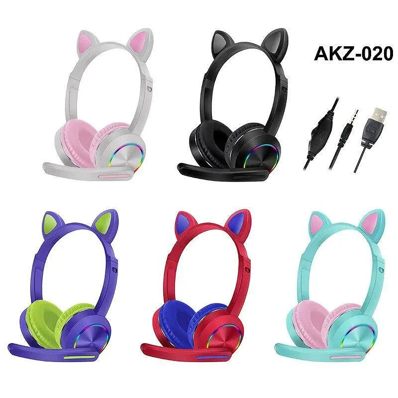 Музикални Светещи котешки слушалки за уши AZK-020 Aventra Store