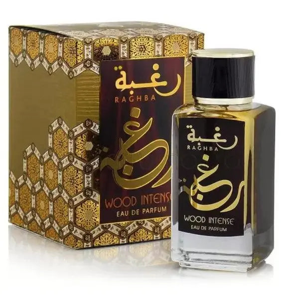 Men's perfume, Lattafa Raghba Wood EDP, 100 ml. Aventra Store