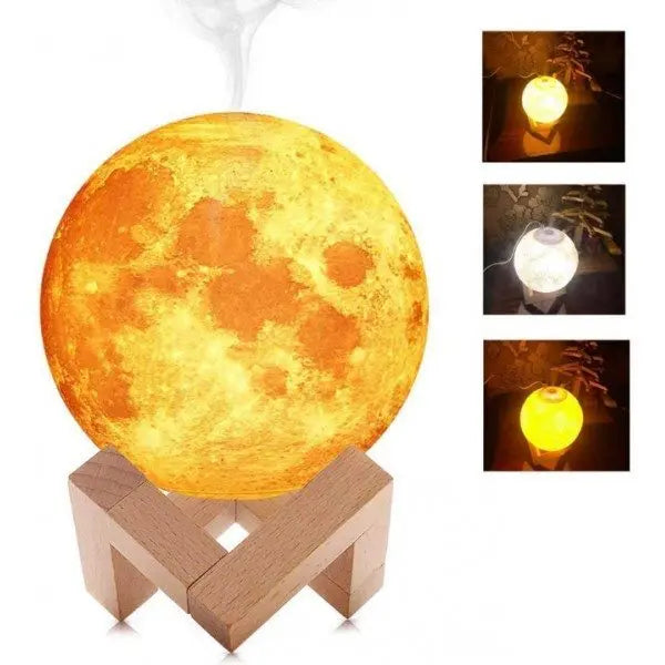 Air humidifier and luminous night lamp LUNA 3D 2in1 Aventra Store