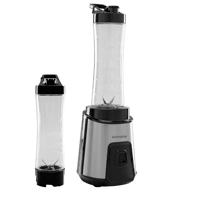 Personal Blender, Mixup, GoldMaster, Ice Crushing Function, Stainless Steel, 250W, 600ml Capacity