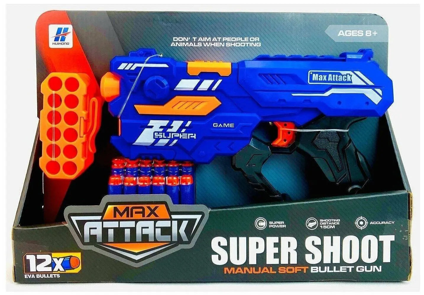 Пистолет Blaster Max Attack с меки патрони Aventra Store