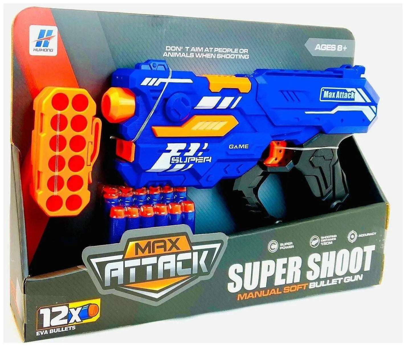Пистолет Blaster Max Attack с меки патрони Aventra Store