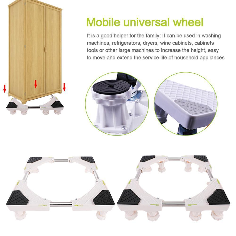 Platform on wheels for household machines and furniture 56x56cm.