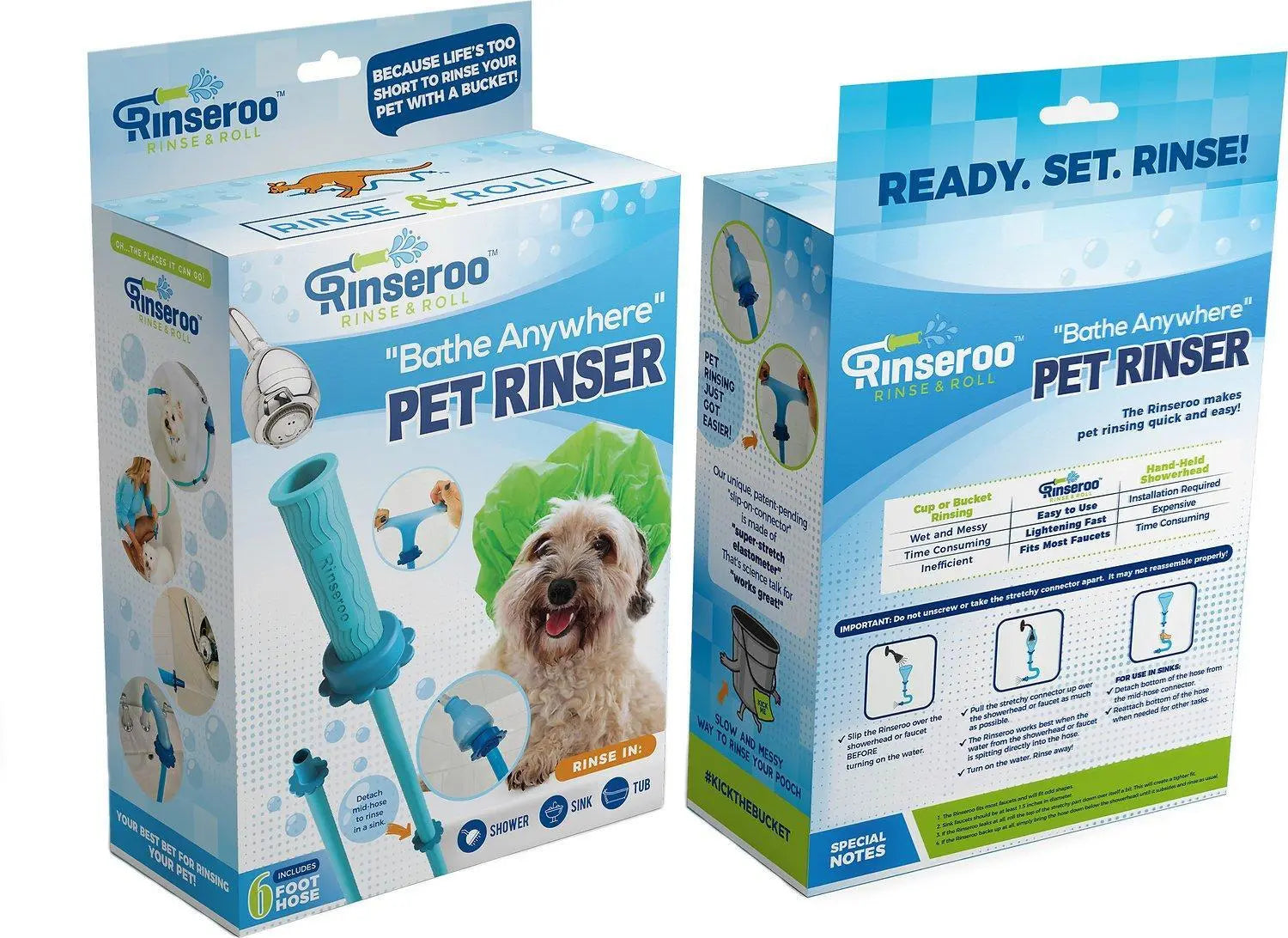Подвижен душ с маркуч за домашни любимци Pet Rinser Aventra Store