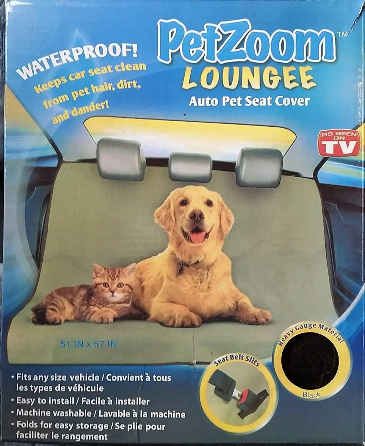 Постелка за домашен любимец за автомобил PET ZOOM LOUNGE Aventra Store