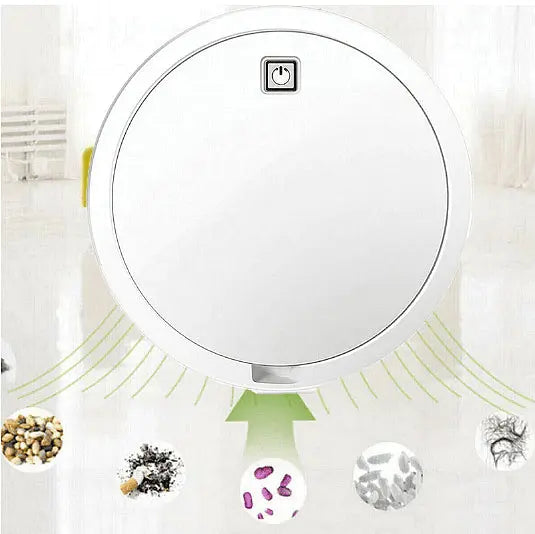 Robot vacuum cleaner ES23, USB charging, 90 minutes operation, 0,2 l, White Aventra Store
