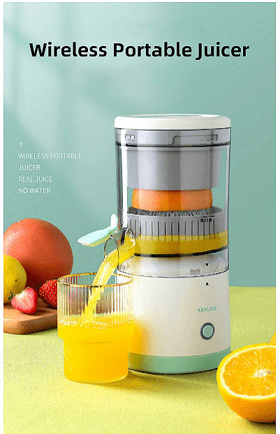 Portable cordless USB citrus juicer, Compact design, Easy to use and clean Aventra Store