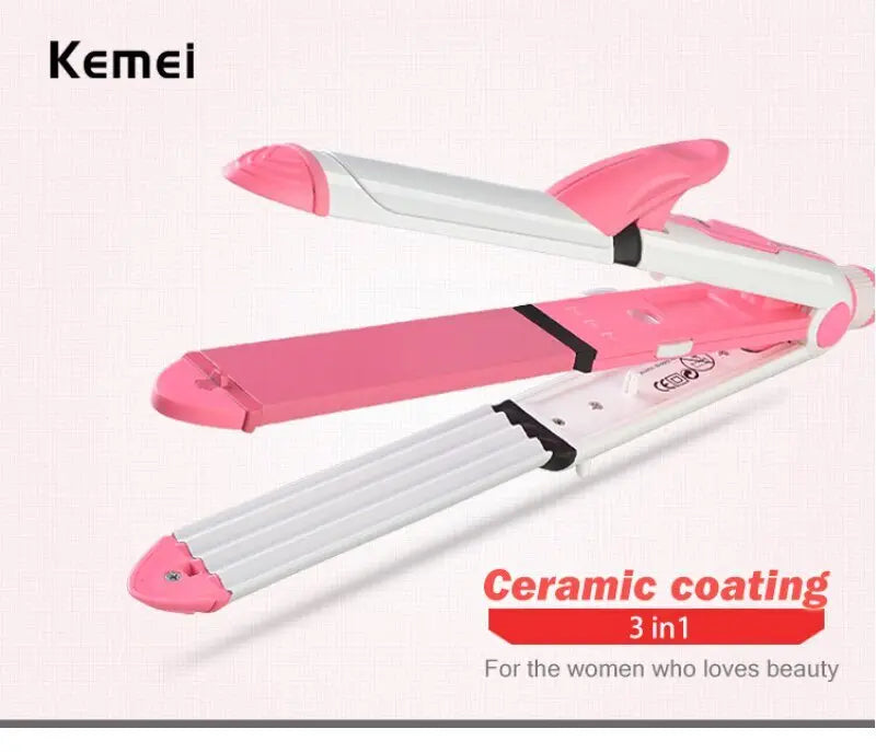 Hair Straightener 3in1 Ceramic Aventra Store