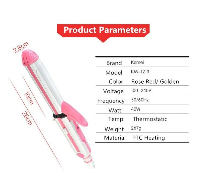 Hair Straightener 3in1 Ceramic Aventra Store