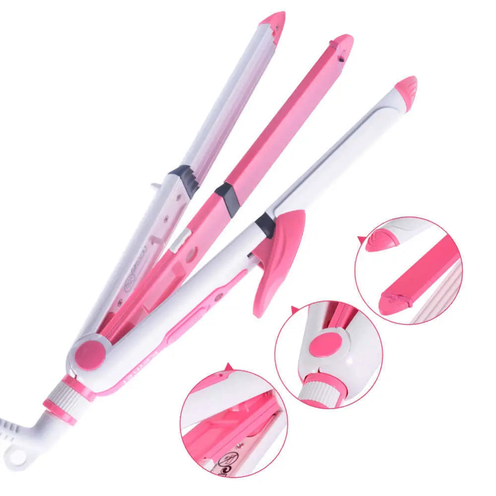 Hair Straightener 3in1 Ceramic Aventra Store