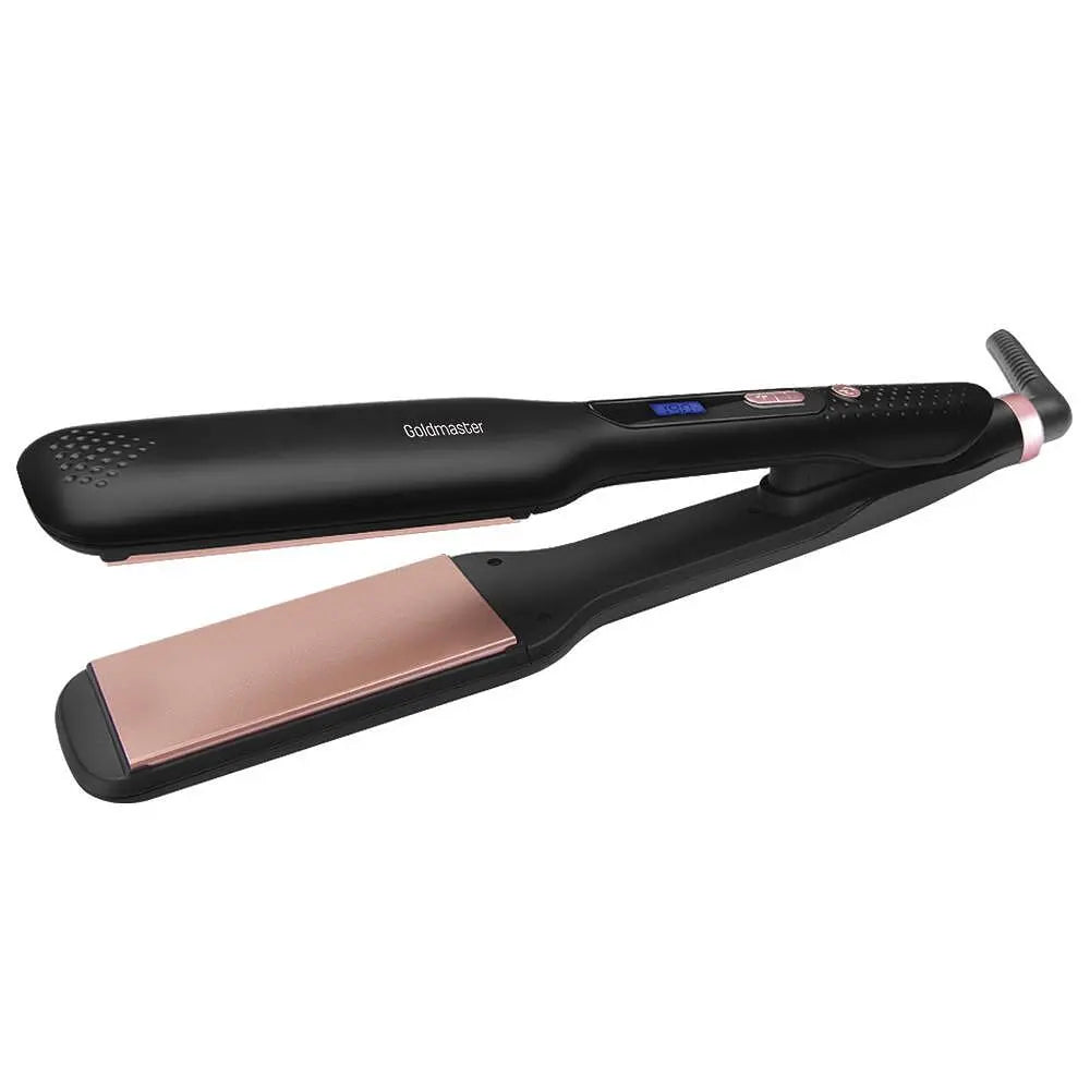 Hair Straightener Cemre, GoldMaster, Ceramic keratin plates, Digital display, 59W Aventra Store