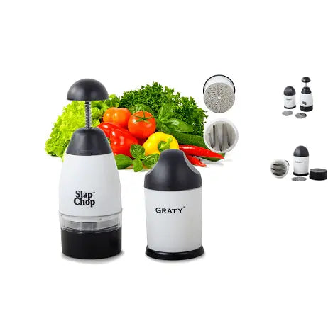 Hand chopper for cutting without tears, 9.2X9X2X26cm, White Aventra Store