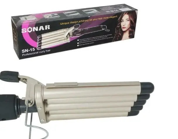 RETRO CURLING IRON WITH CERAMIC COATING SONAR SN-15 Aventra Store