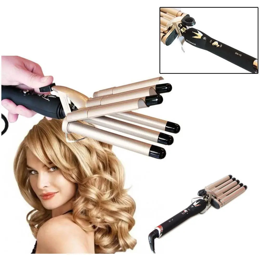 RETRO CURLING IRON WITH CERAMIC COATING SONAR SN-15 Aventra Store