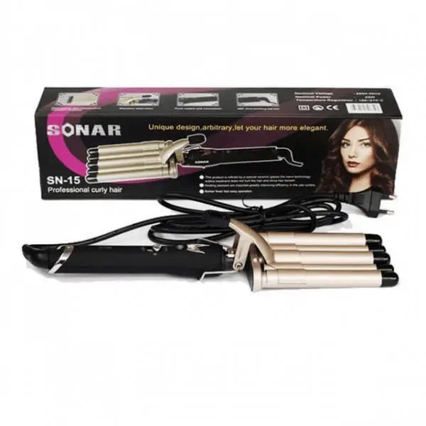 RETRO CURLING IRON WITH CERAMIC COATING SONAR SN-15 Aventra Store