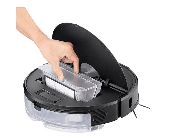 Прахосмукачка-робот Roborock S6 MaxV, ReactiveAI, Навигация LiDAR, 5200 mAH, Автономия 3 ч, Моп, WiFi, Черна