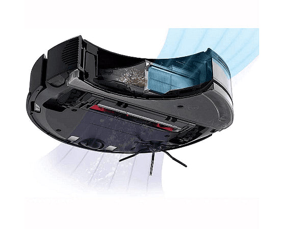 Прахосмукачка-робот Roborock S6 MaxV, ReactiveAI, Навигация LiDAR, 5200 mAH, Автономия 3 ч, Моп, WiFi, Черна