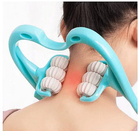 Neck Roller Massager, 6 360° Rotatable Massage Roller Balls Aventra Store