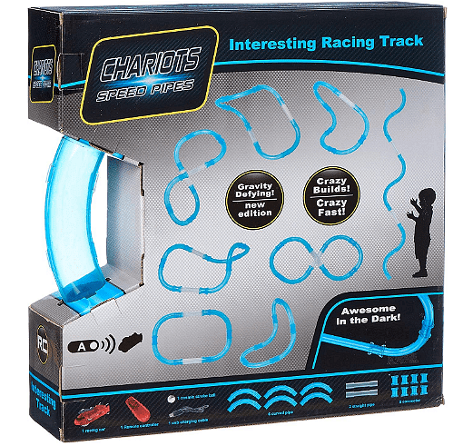Състезателна писта за колички, Chariots Speed Pipe, 28 броя Aventra Store