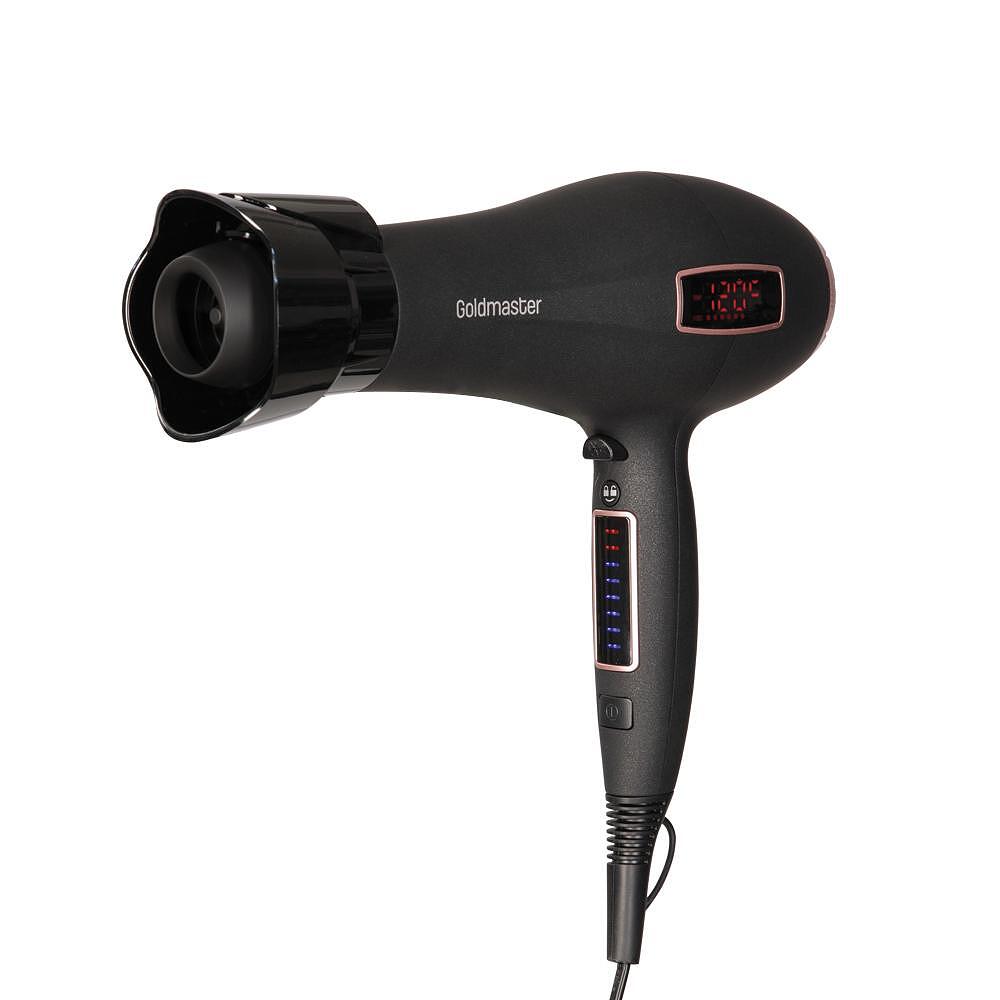 Сешоар Revo, GoldMaster, 2200W, С тъчскрийн на дръжката, Защита от прегряване