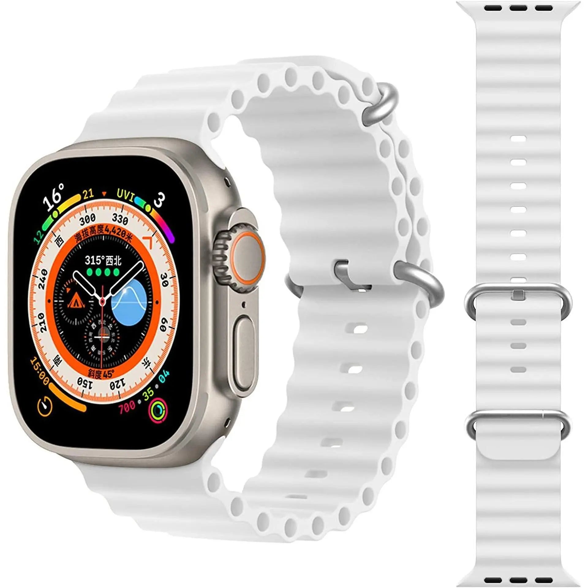 Смарт часовник, S8+, 49mm Възможност за провеждане на разговори, Безжично зареждане, Унисекс Aventra Store