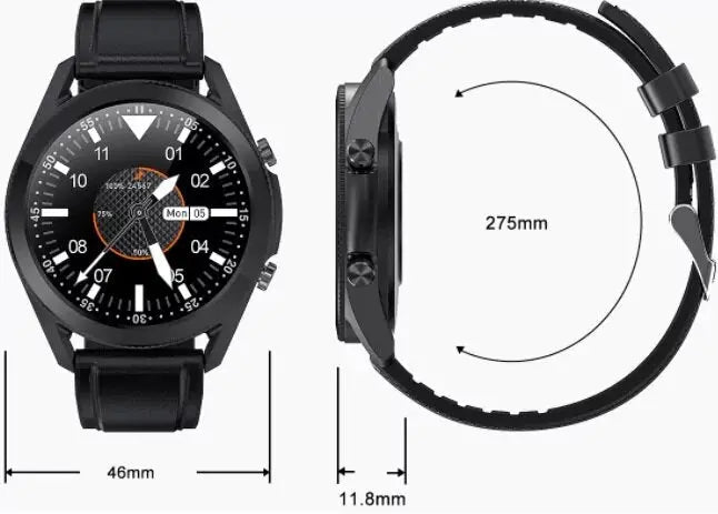 Smart Watch Lemfo G33 черен часовник с пулс и кръвно налягане Aventra Store