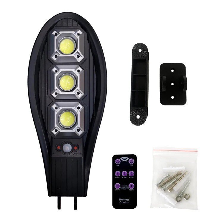 2 бр. Соларна LED лампа 345W IP65 Водоустойчива