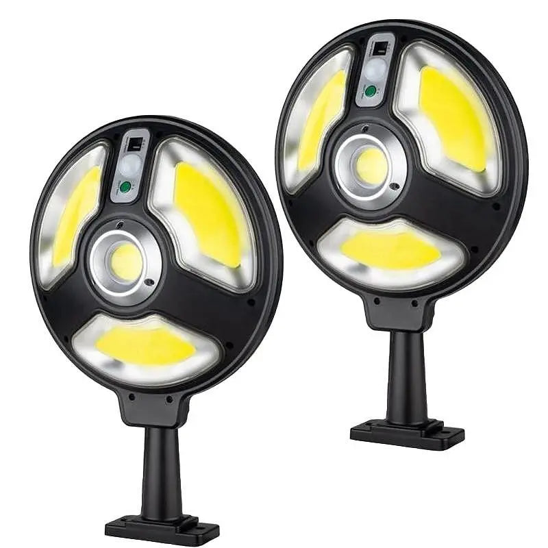 Solar-Powered COB 150 LED Lamp 2 pcs Aventra Store