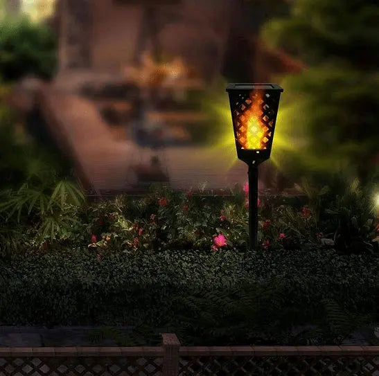 Solar LED lamp, Flame Type, Up to 8 hours without interruption Aventra Store