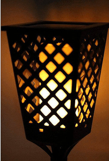 Соларна LED лампа, Тип Пламък, До 8 часа без прекъсване