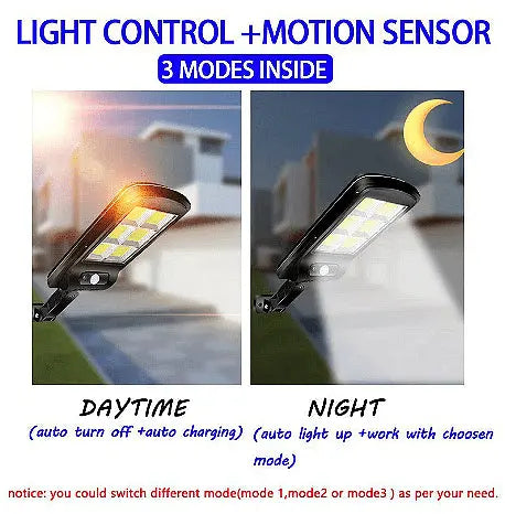 Solar LED street lamp, outdoor lighting of yard, garden Aventra Store