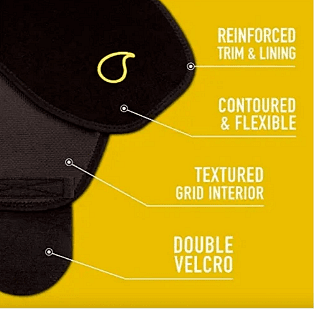 Спортен колан за ефикасно отслабване и изгаряне на мазнини LX-2000 с велкро лепенки Иновативен дизайн