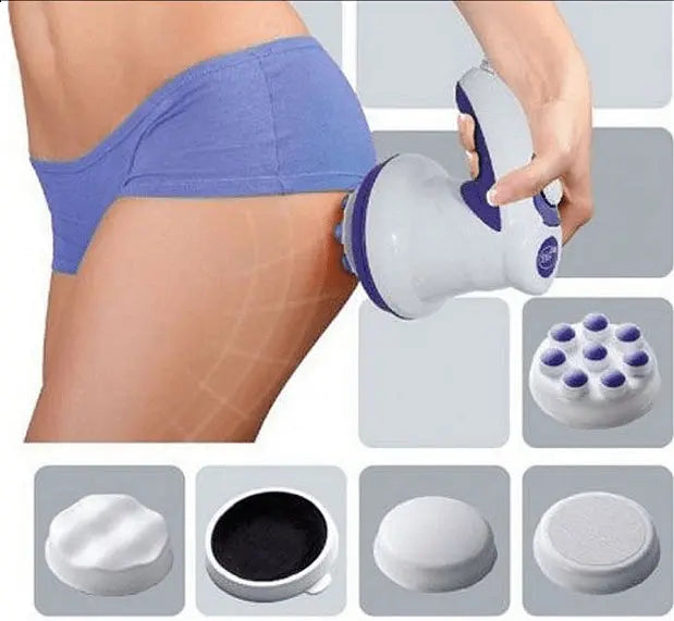 Firming body massager with 4 tips and slimming effect Aventra Store