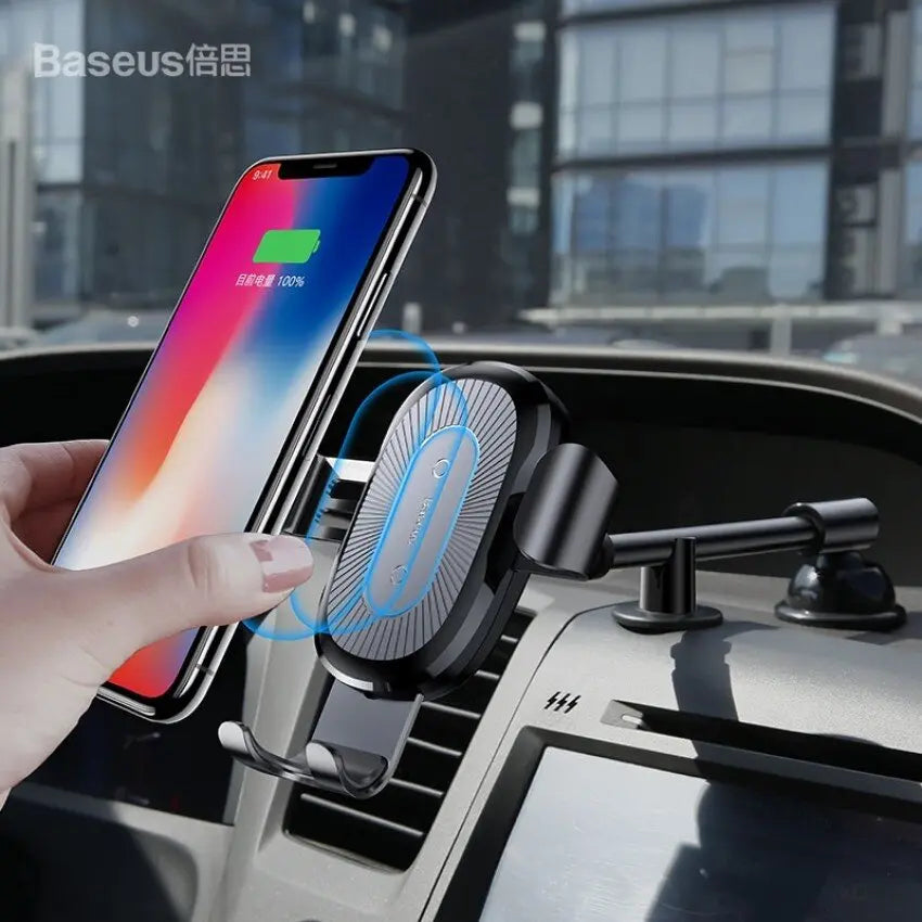 Стойка за автомобил Baseus Qi Wireless Charger Aventra Store