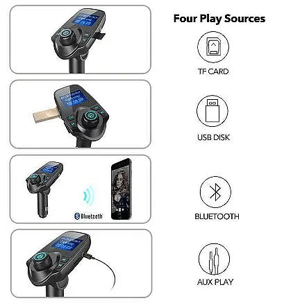 Трансмитер Bluetooth Multifunctional Wireless Car Mp3 с двойно USB Aventra Store