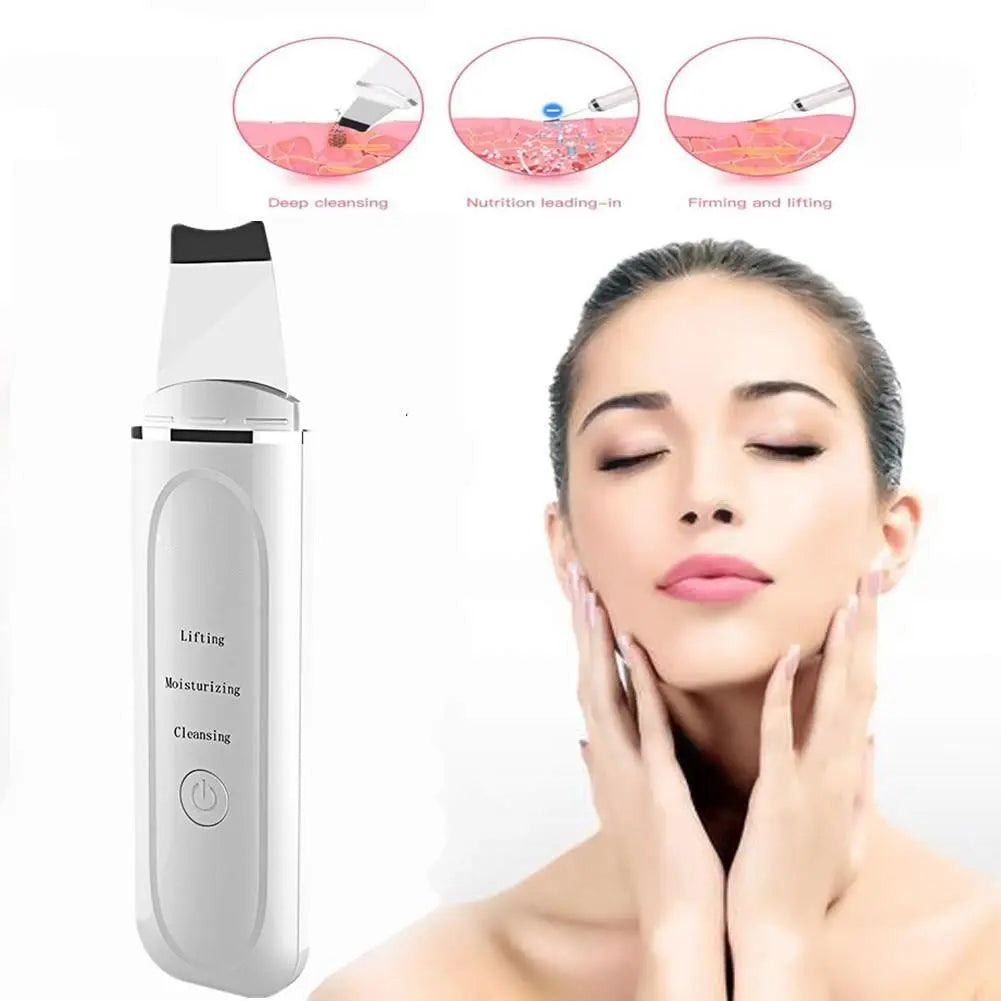 ULTRASONIC SKIN CLEANER,ULTRASONIC FACIAL CLEANSING SPATULA Aventra Store