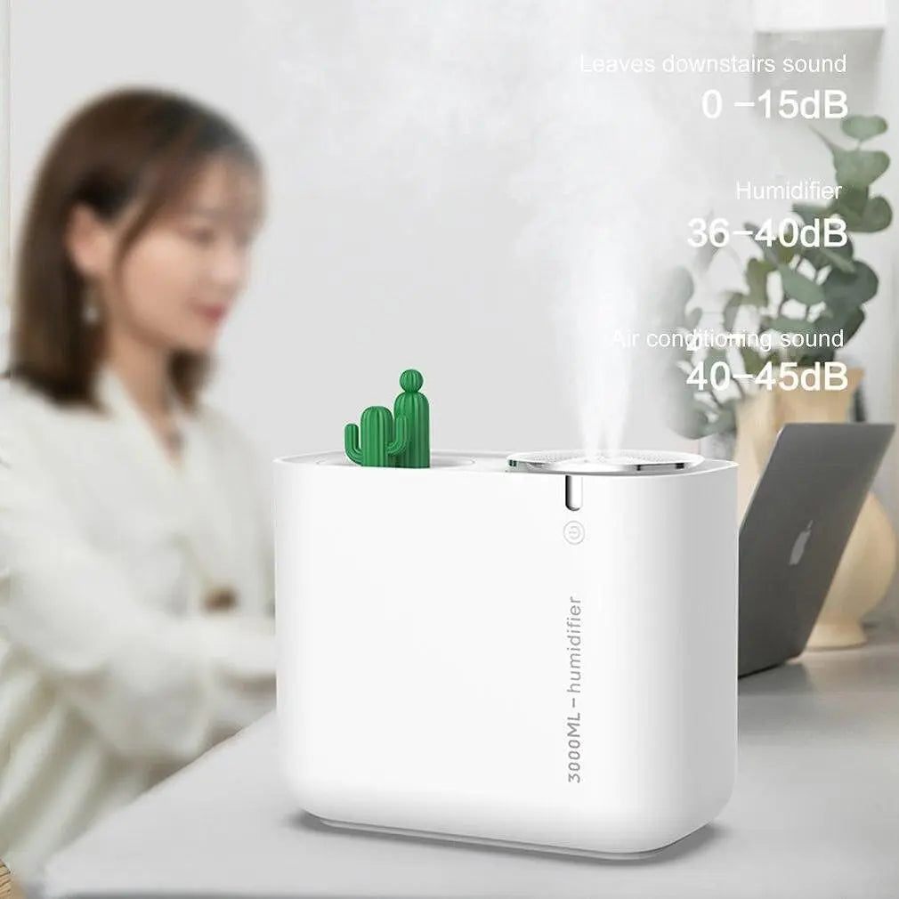 Ултразвуков овлажнител и дифузер 3000ML Cactus Aventra Store