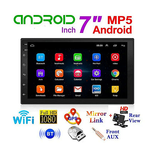 Универсална мултимедия и навигация, Pop Up , Single Din, Android, 7 инча