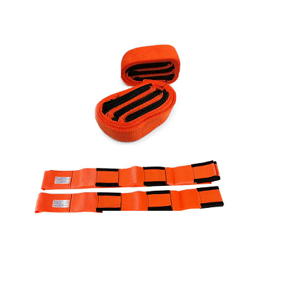 Универсални транспортни колани за пренасяне на мебели, Оранжеви, 2 броя